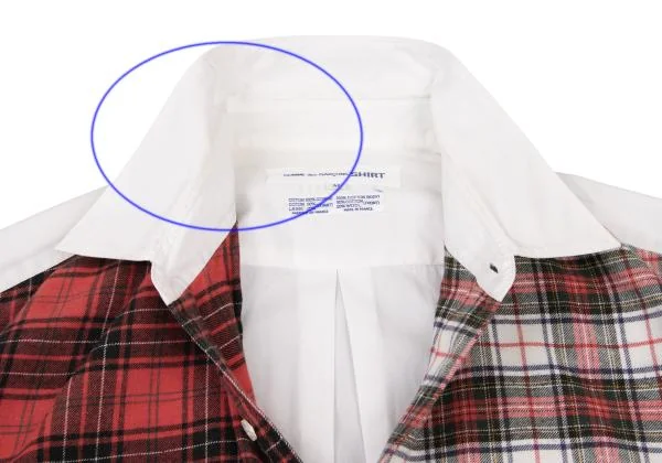 コムデギャルソン シャツCOMME des GARCONS SHIRT フロントタータン