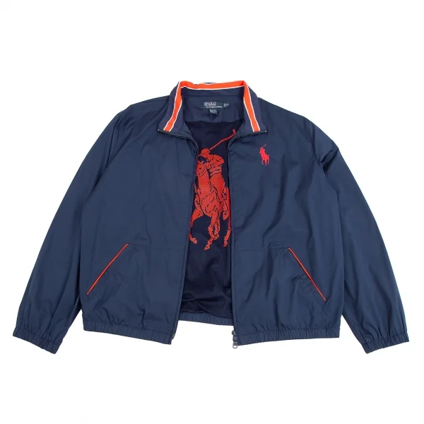 ポロラルフローレンPOLO RALPH LAUREN ポニーワンポイント刺繍ジップ