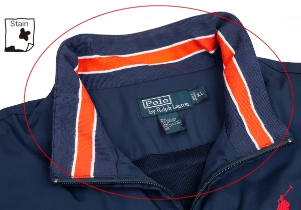 ポロラルフローレンPOLO RALPH LAUREN ポニーワンポイント刺繍ジップ