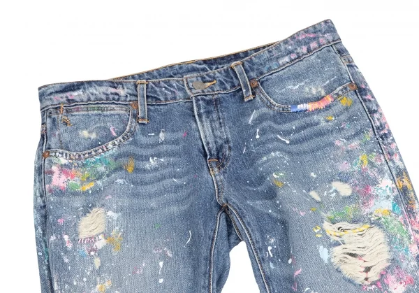 ポロラルフローレンPOLO RALPH LAUREN ペイントクラッシュデニムパンツ