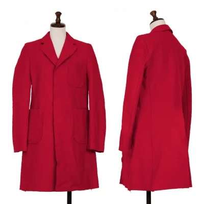 ラルフローレンRALPH LAUREN ウールダッフルコート 赤9 (K-132520)