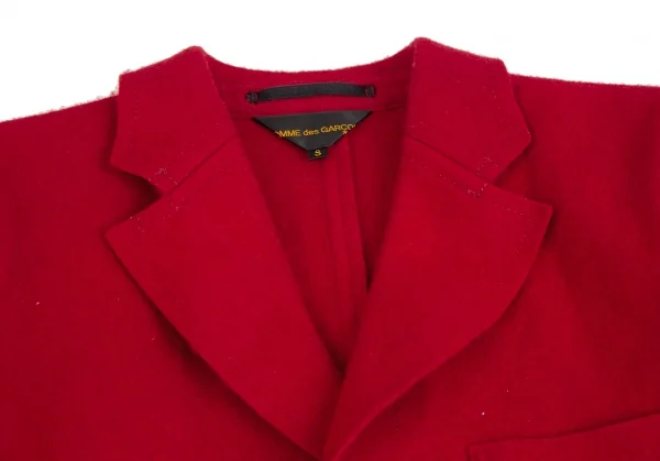 コムデギャルソンCOMME des GARCONS ウールフェルトスナップボタン