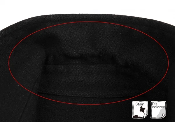 リミフゥLIMI feu ウールダブルジャケット 黒S (K-125472)