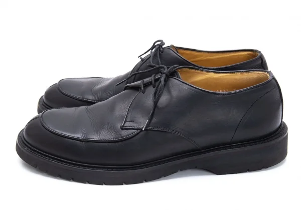 ジョルジオ アルマーニGIORGIO ARMANI レザーローカットシューズ 黒8 1