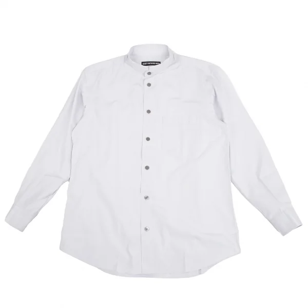 イッセイミヤケ メンISSEY MIYAKE MEN コットンブロードスタンドカラー