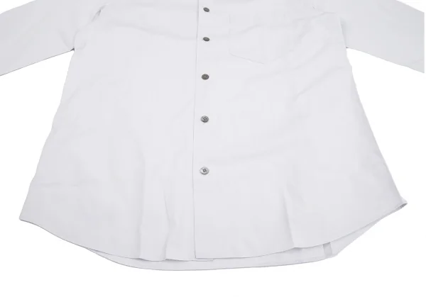 イッセイミヤケ メンISSEY MIYAKE MEN コットンブロードスタンドカラー