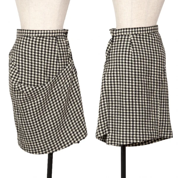 トリココムデギャルソンtricot COMME des GARCONS変形ギンガムチェック