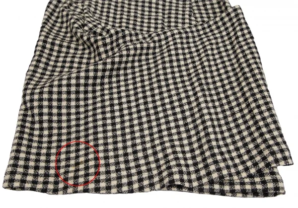 トリココムデギャルソンtricot COMME des GARCONS変形ギンガムチェック