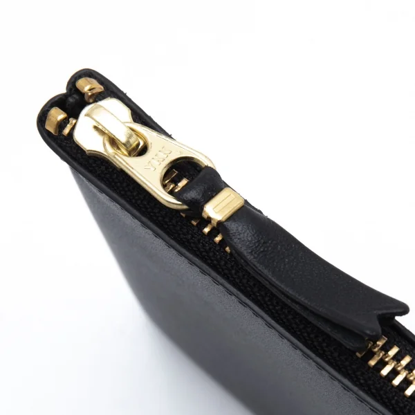 コムデギャルソンCOMME des GARCONS L字ジップレザー財布 黒 (K-126816)