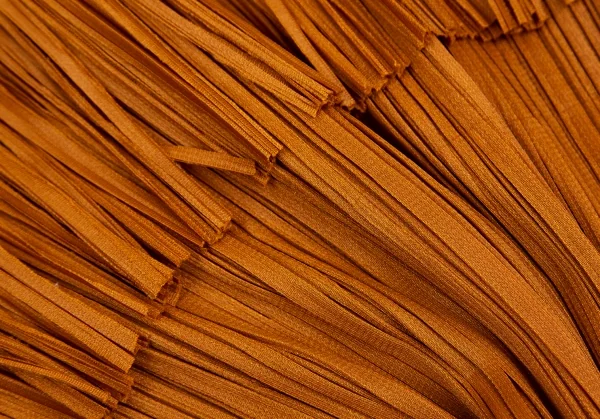 プリーツプリーズPLEATS PLEASE フリンジプリーツ半袖シャツ 茶3 (K