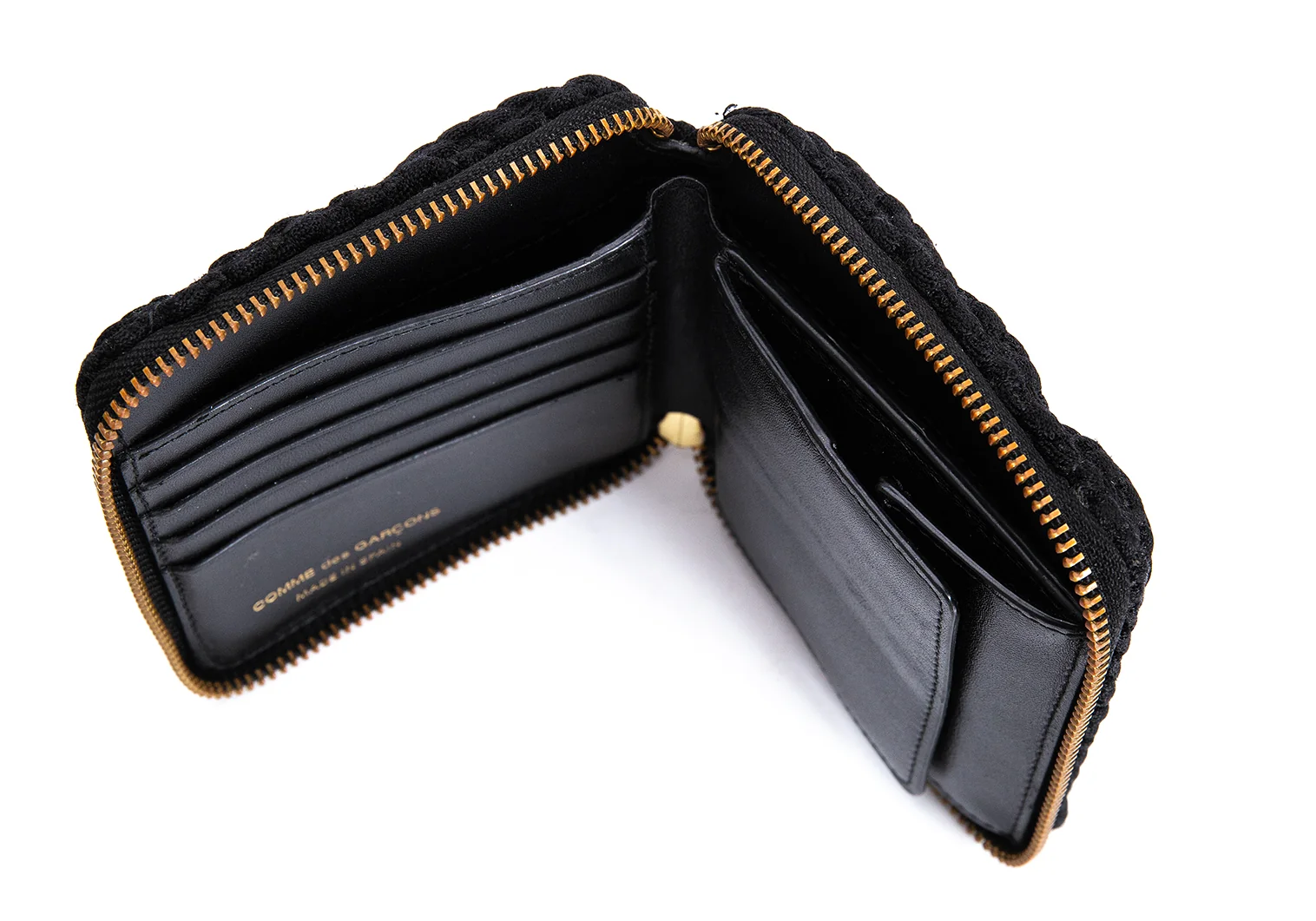 COMME des GARCONS Fat tortoise Wallet Black (K-127081)