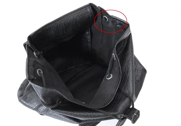 ジャンポールゴルチエJean Paul GAULTIER フラップリュックサック 黒