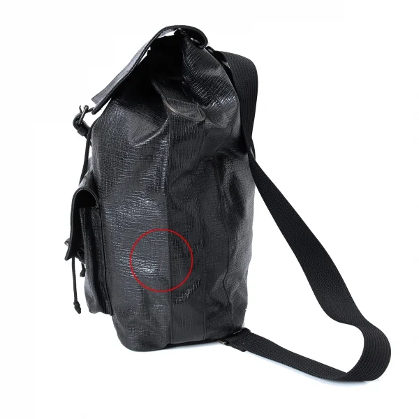 ジャンポールゴルチエJean Paul GAULTIER フラップリュックサック 黒