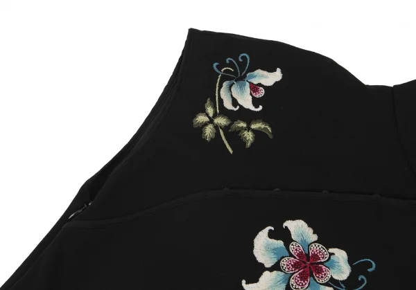 ヴィヴィアンタムVIVIENNE TAM フラワー刺繍パワーネット切替