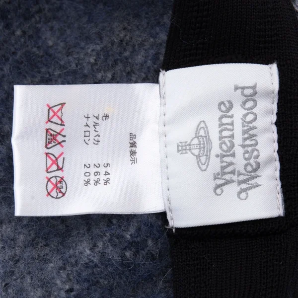 ヴィヴィアンウエストウッドVivienne Westwood シャギーチェックベレー