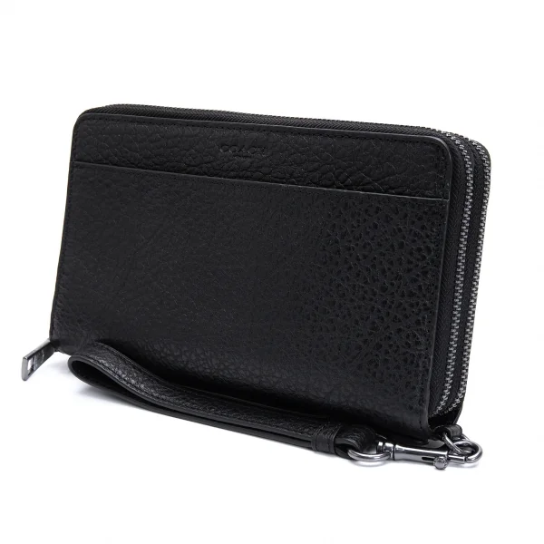 コーチCOACH ダブルジップトラベルオーガナイザー 黒 (K-128805)