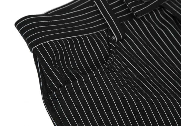 イッセイミヤケISSEY MIYAKEジップポケットストライプセットアップ