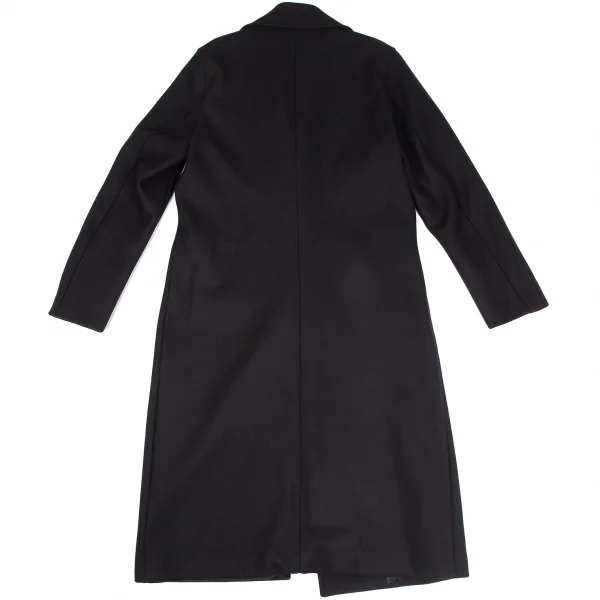 アニエスベーオムagnes b. homme ウールスクエア1Bボタンコート 濃紺3