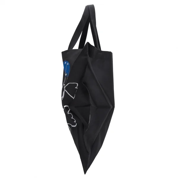 イッセイミヤケミーISSEY MIYAKE me プリーツプリントトートバッグ 黒