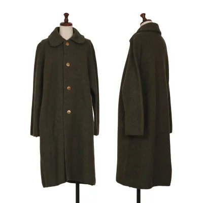 45rpm& 圧縮ウールショートダッフルコート 紺1 (K-58049)