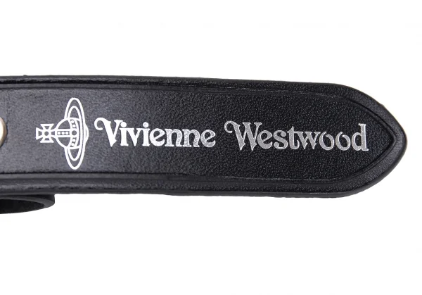 ヴィヴィアンウエストウッドVivienne Westwood レザーベルテッドロゴ