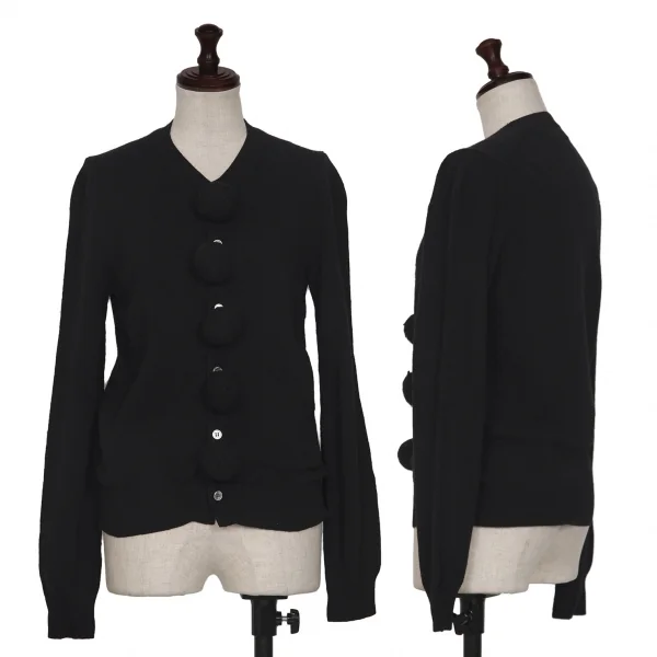 コムコム コムデギャルソンCOMME des GARCONS ボンボン装飾ニット
