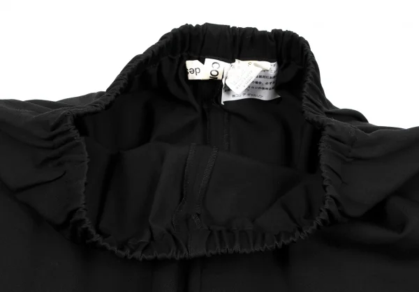 コムデギャルソンCOMME des GARCONS ウールギャバペンギンパンツ 黒S
