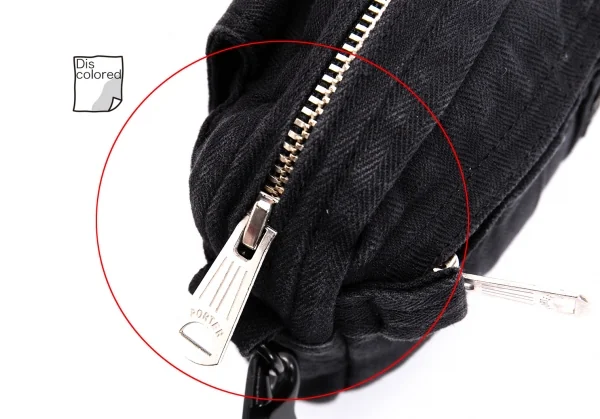 ポーターPORTER キャンバスショルダーバッグ 黒 (K-131986)