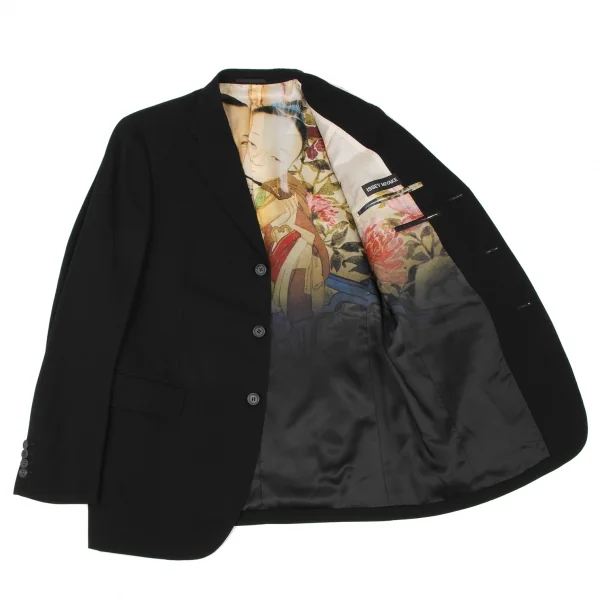 イッセイミヤケメンISSEY MIYAKE MEN 日本画プリントライニング