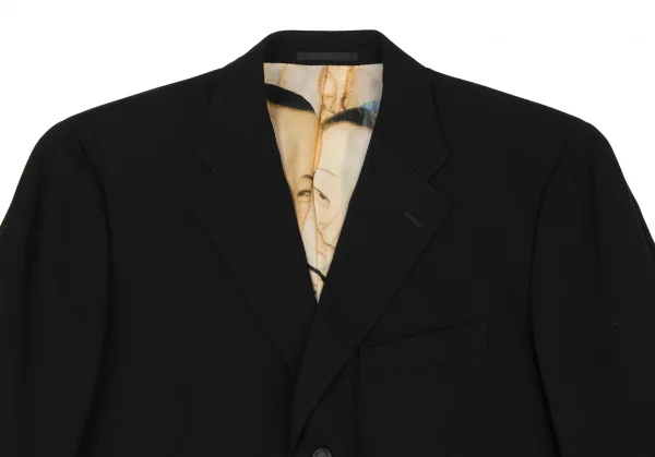 イッセイミヤケメンISSEY MIYAKE MEN 日本画プリントライニング