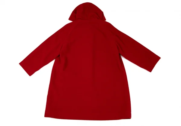 ラルフローレンRALPH LAUREN ウールダッフルコート 赤9 (K-132520)