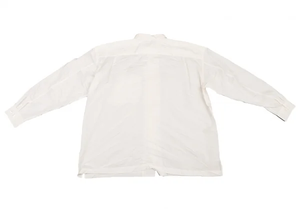 イッセイミヤケメンISSEY MIYAKE MEN シワプリーツ長袖シャツ 生成りXL