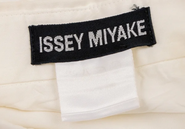 イッセイミヤケメンISSEY MIYAKE MEN シワプリーツ長袖シャツ 生成りXL