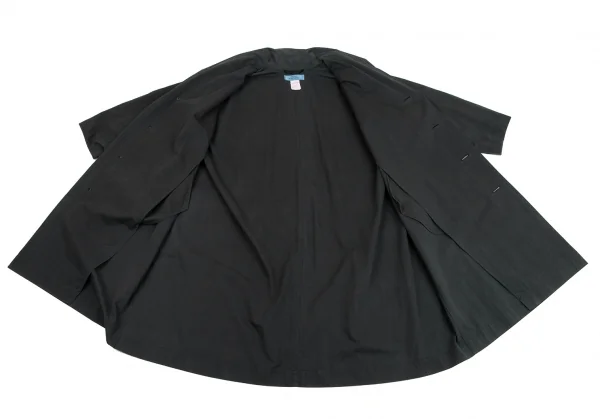 イッセイミヤケISSEY MIYAKE WINDCOAT ショールカラーコート 緑XS (K