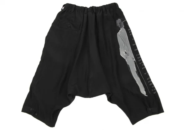 ヨウジヤマモトYohji Yamamoto collections デザイン画プリントシルク