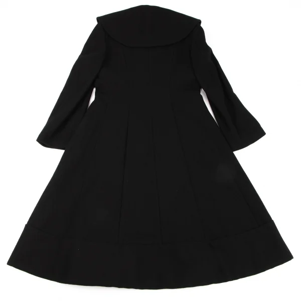 コムデギャルソンCOMME des GARCONS ウール裏柄セーラーカラーロング