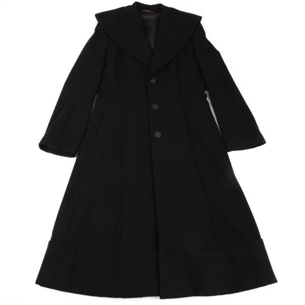 コムデギャルソンCOMME des GARCONS ウール裏柄セーラーカラーロング