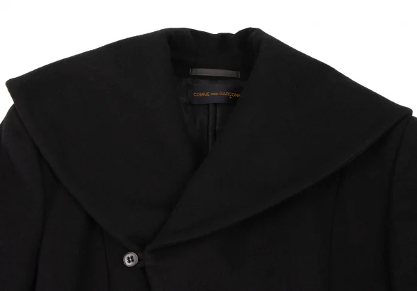コムデギャルソンCOMME des GARCONS ウール裏柄セーラーカラーロング