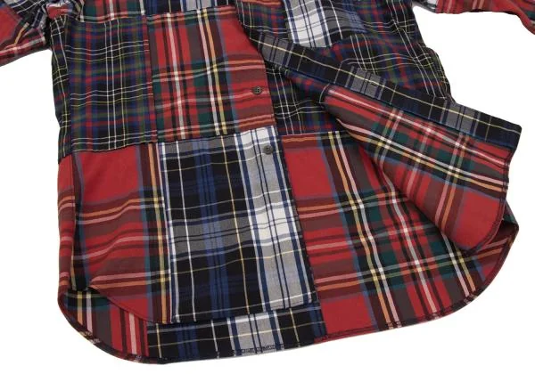 コムデギャルソンシャツCOMME des GARCONS SHIRT マルチチェックパッチ