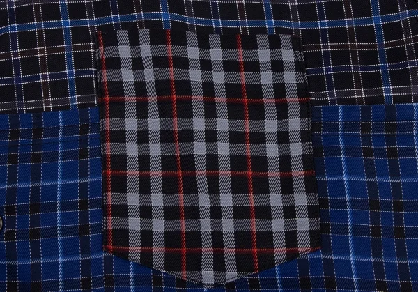 コムデギャルソンシャツCOMME des GARCONS SHIRT マルチチェックパッチ
