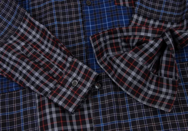 コムデギャルソンシャツCOMME des GARCONS SHIRT マルチチェックパッチ
