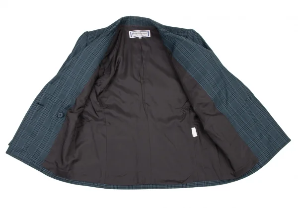 イヴサンローランYves Saint Laurent オーバーチェックセットアップ