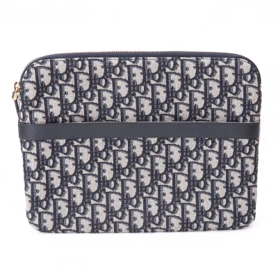 クリスチャンディオールChristian Dior トロッターパスケース 紺 (K