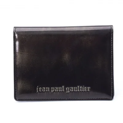 ジャンポールゴルチエJean Paul GAULTIER メタルプレートキーケース 黒