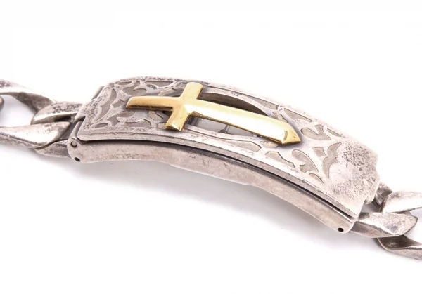 ジャンポールゴルチエJean Paul GAULTIER 925クロスチェーン