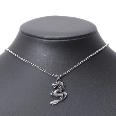 パトリックコックスPATRICK COX ドラゴンネックレス シルバー (K-134676)