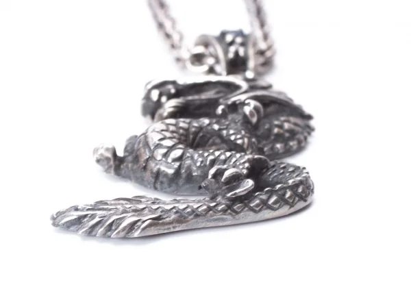 パトリックコックスPATRICK COX ドラゴンネックレス シルバー (K-134676)