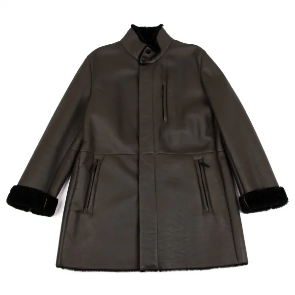 アルマーニ コレッツォーニ ARMANI COLLEZIONI ラムレザームートン