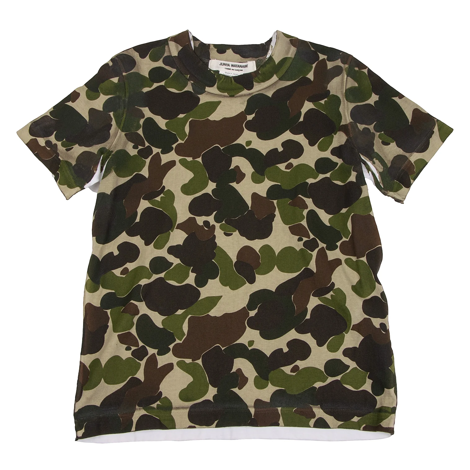トップス JUNYA WATANABE duck camouflage T-shirts JUNYA WATANABE