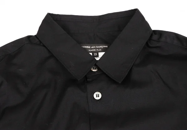 COMME des GARCONS HOMME PLUS Cutting Sleeve Shirt Black XS (K-135411)